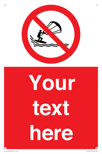 Custom No kite surfing